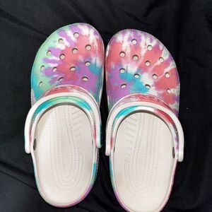 Tye Dye Crocs
